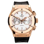 ساعت مچی هابلوت کلاسیک طلایی صفحه سفید (تک و ست) Hublot Classic Fusion Golden White Screen