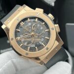 ساعت مچی هابلوت کلاسیک فیوژن اسکلتون رزگلد (تک و ست) Hublot Classic Fusion Skeleton Rose Gold - تصویر 2