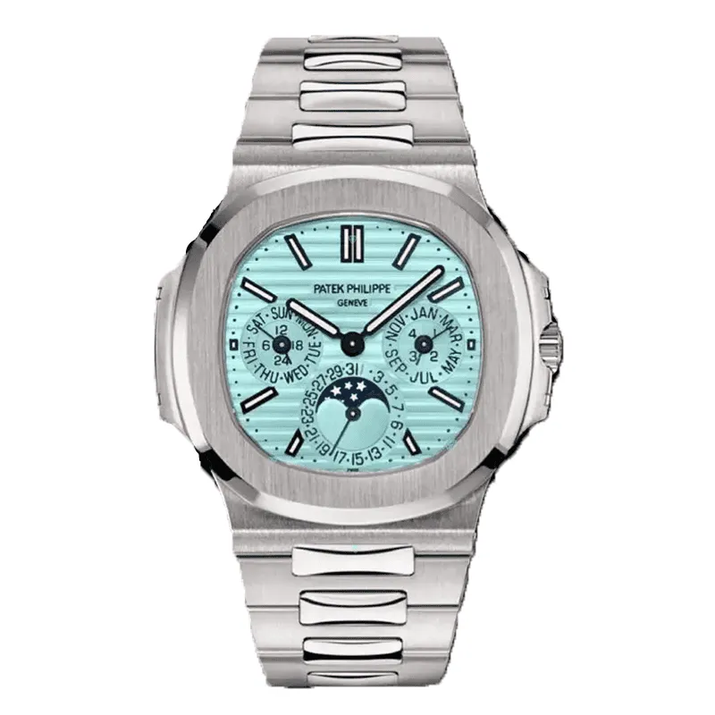 Patek-Philippe-Chronograph-Silver-Tiffani-Screen-Thumb ساعت مچی مردانه پتک فیلیپ کرنوگراف سیلور صفحه تیفانی Patek Philippe Chronograph Silver Tiffani Screen - تصویر 1