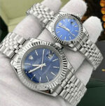 ساعت مچی رولکس دیت جاست سیلور صفحه آبی اندکس خط (تک و ست) Rolex Datejust Silver Blue Screen Line Index - تصویر 2