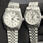 ساعت مچی رولکس دیت جاست سیلور صفحه سفید اندکس خط (تک و ست) Rolex Datejust Silver White Screen Line Index - تصویر 2