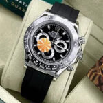 ساعت مچی مردانه رولکس دیتونا کیهانی سیلور صفحه مشکی Rolex Daytona Cosmograph Silver Black Screen - تصویر 2