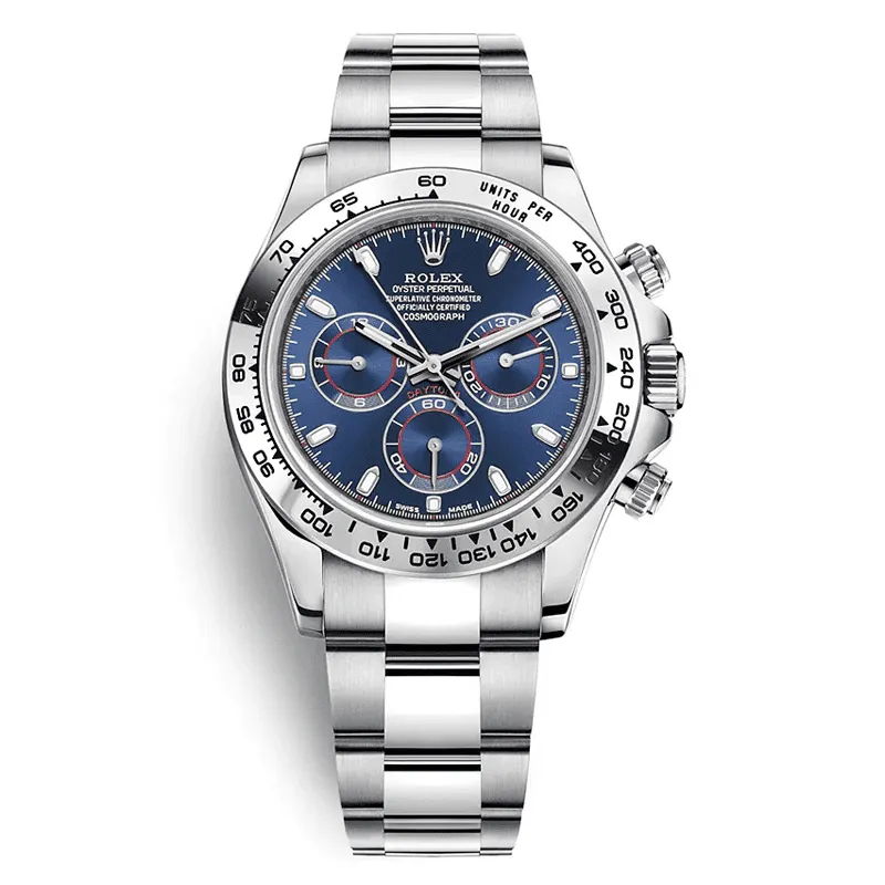 Rolex-Daytona-Cosmograph-Full-Silver-Blue-Screen-Thumb ساعت مچی مردانه رولکس دیتونا کیهانی تمام سیلور صفحه آبی Rolex Daytona Cosmograph Full Silver Blue Screen - تصویر 1