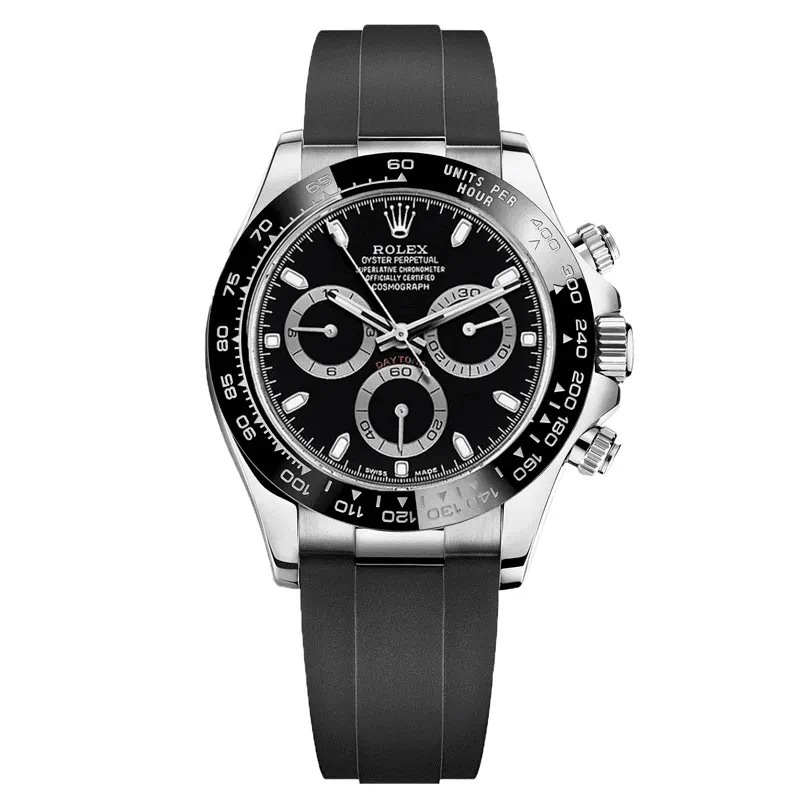 Rolex-Daytona-Cosmograph-Thumb ساعت مچی مردانه رولکس دیتونا کیهانی سیلور صفحه مشکی Rolex Daytona Cosmograph Silver Black Screen - تصویر 1