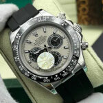 ساعت مچی مردانه رولکس دیتونا اویسترفلکس سیلور صفحه طوسی Rolex Daytona Oysterflex Silver Gray Screen - تصویر 2