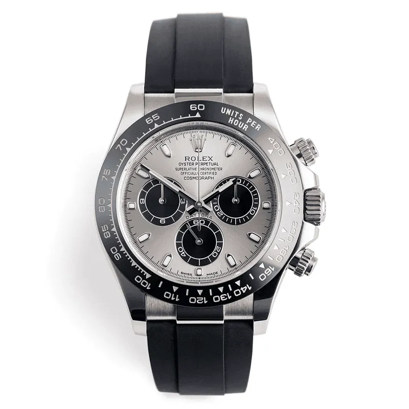 Rolex-Daytona-Oysterflex-Silver-Gray-Screen-Thumb ساعت مچی مردانه رولکس دیتونا اویسترفلکس سیلور صفحه طوسی Rolex Daytona Oysterflex Silver Gray Screen - تصویر 1