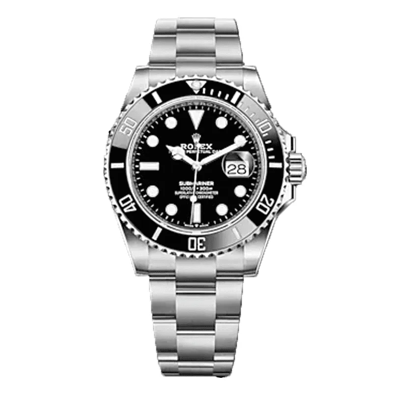Rolex-Submariner-Silver-Black-Screen-Thumb ساعت مچی رولکس ساب مارینر سیلور مشکی صفحه مشکی (تک و ست) Rolex Submariner Silver Black Screen - تصویر 1