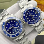 ساعت مچی رولکس ساب مارینر سیلور صفحه آبی (تک و ست) Rolex Submariner Silver Blue Screen - تصویر 2