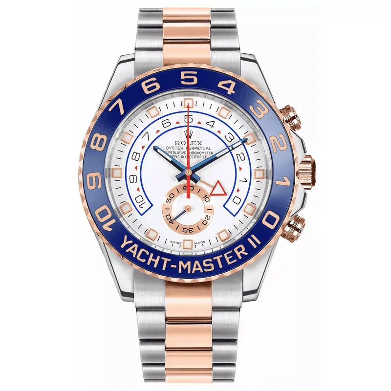 Rolex-Yacht-Master-2-Silver-Rose-Gold-Navy-Thumb ساعت مچی مردانه رولکس یاخ مستر 2 سیلور-رزگلد سرمهای Rolex Yacht Master II Silver-Rose Gold Navy - تصویر 1
