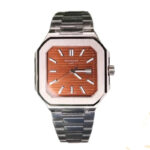 ساعت مچی مردانه پتک فیلیپ کوبیتوس سیلور صفحه بژ Pattek Philippe Cubitus Silver