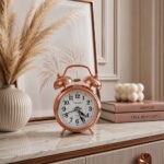 ساعت رومیزی کلاسیک مدل Twin Bell (دو زنگه) - سری مدرن نوردیک - تصویر 3