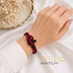 دستبند طنابی امگا مدل گره ملوان با قفل پیچی