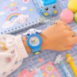 ساعت مچی بچگانه طرح Cinnamoroll سیلیکونی عروسکی - تصویر 2
