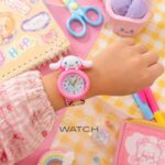 ساعت مچی بچگانه طرح Cinnamoroll سیلیکونی عروسکی - تصویر 3