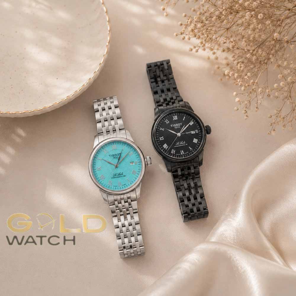 59DF1EE9-C470-4608-974D-D05382881683 ساعت مچی Tissot بند استیل، صفحه فیروزهای و مشکی - تصویر 1