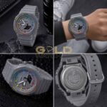 ساعت کاسیو جی‌شاک Casio G-Shock آنالوگ-دیجیتال مدل CasiOak طوسی - تصویر 2