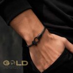 دستبند امگا (Omega) کابلی FRED Force 10 با قفل طلایی - تصویر 3