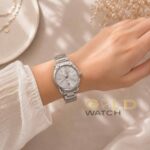 ست ساعت مچی زنانه و مردانه طرح Omega Seamaster رنگ نقره‌ای - تصویر 4