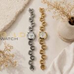 ساعت مچی زنانه GUCI Quartz بند حلقه‌ای، طرح لوکس و خاص