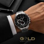 ساعت مچی طرح کاسیو ادیفایس (Casio Edifice) - سه موتور فعال - استیل مشکی - تصویر 3