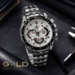 ساعت مچی طرح کاسیو ادیفایس (Casio Edifice) - سه موتور فعال - استیل