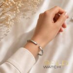 دستبند بنگل مینیمال استیل طرح Daniel Wellington