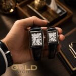 ست ساعت مچی زنانه و مردانه طرح کارتیه مدل تانک (Cartier Tank) - بند چرمی - تصویر 2