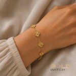 دستبند زنانه طرح ون‌کلیف (Van Cleef) مدل آلهمبرا (Alhambra) ریز - تصویر 2