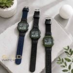 ساعت دیجیتال جهان نما اسپرت Casio Style با بند پارچه‌ای