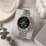 ساعت مچی زنانه سیتیزن (Citizen) طرح کرنوگراف، بند استیل نقره‌ای کلاسیک